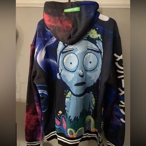 Rick And Morty Members Only Hoodie (adult Swim)